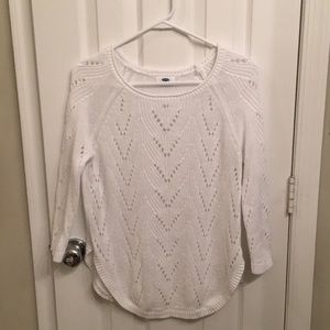 Old Navy Eyelet Sweater